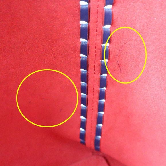 Louis Vuitton LockMe Hippo Shoulder Bag Grain Calf Leather Marine Rouge Navy - Picture 16 of 16